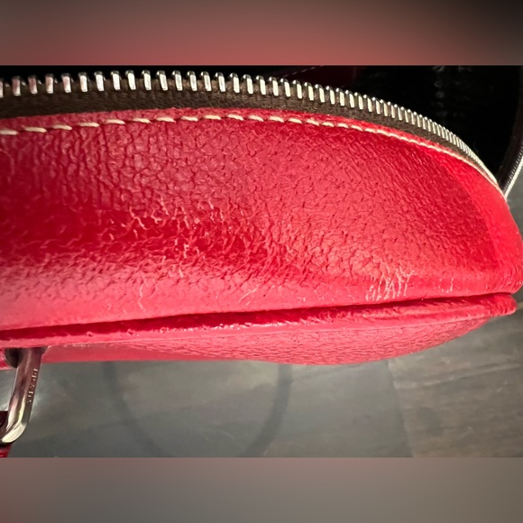 Authentic Prada Red Leather Bag - Picture 6 of 10